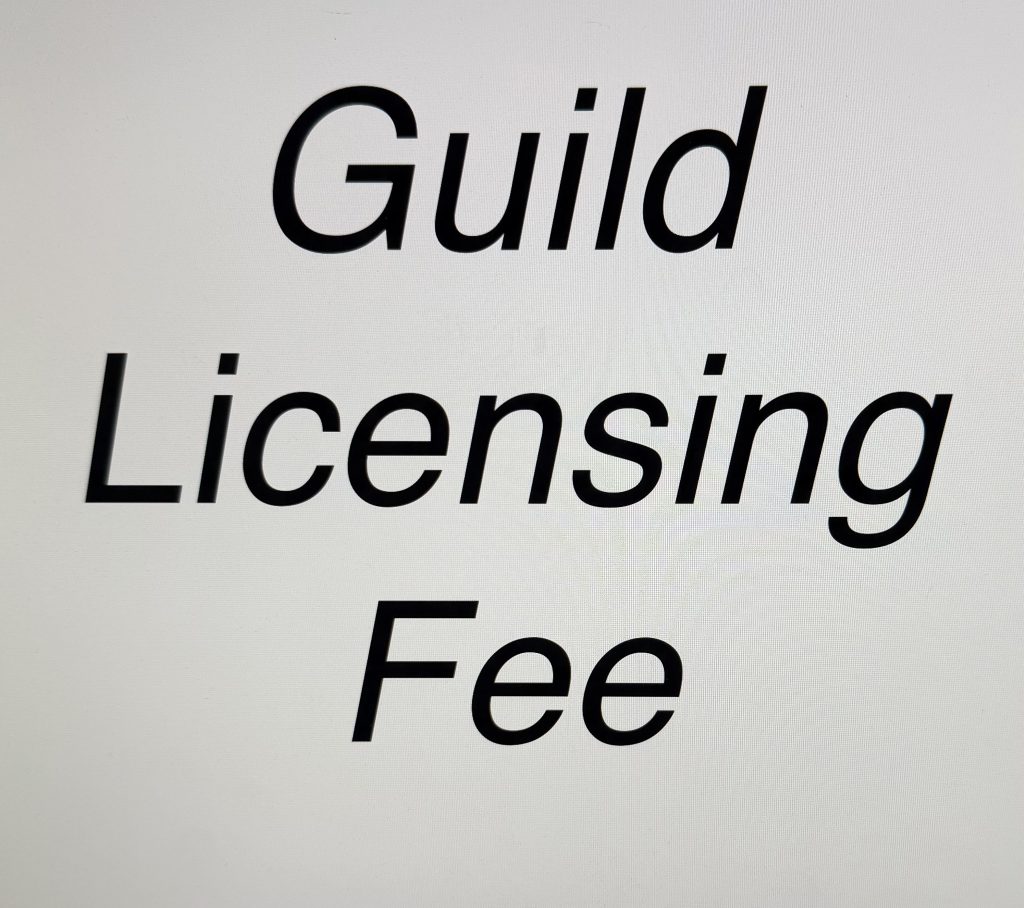 Guild License Fee